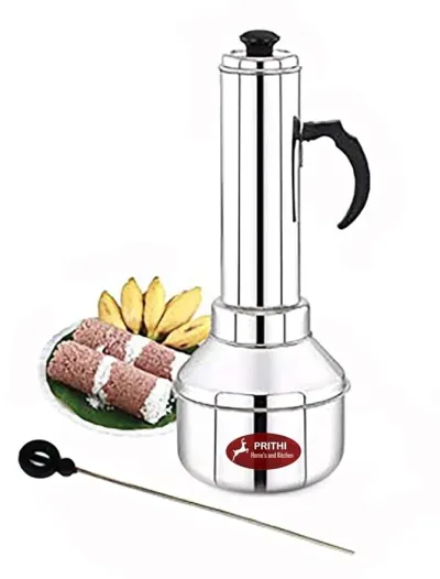 Prithi Home's and Kitchen Stainless Steel Induction Friendly Puttu Maker